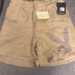 Playboy tan shorts